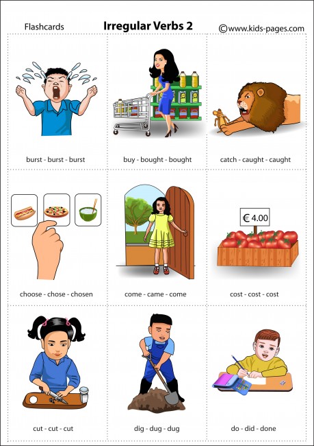 Irregular Verbs 2 flashcard